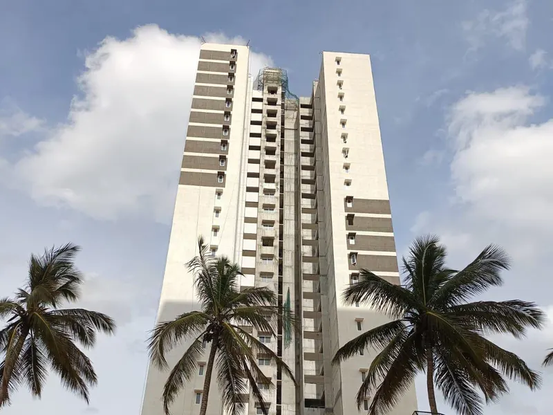 Adarsh Welkin Park Phase I construction: External texture paint, August 2026