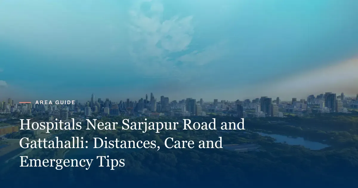 Aerial view of Adarsh Welkin Park towers and Gattahalli Lake off Sarjapur Road, Bengaluru